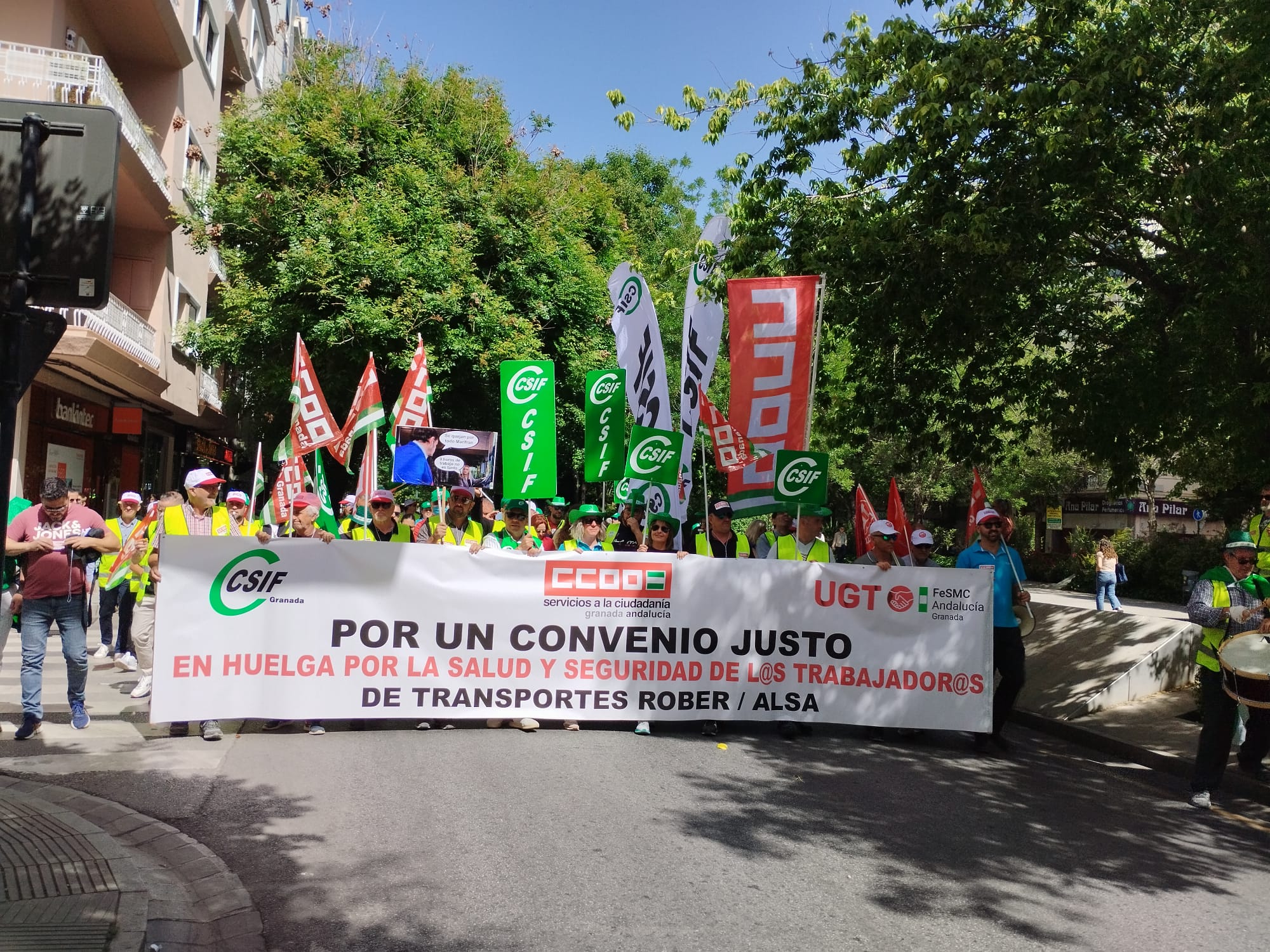 Manifestación y jornada huelga 24 horas